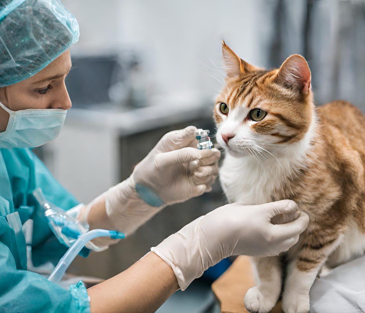 vaccine given to indoor cat